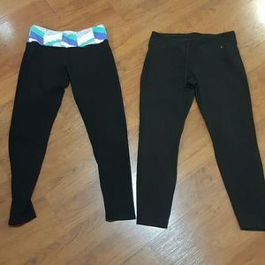 2 pair workout yoga stretch pants